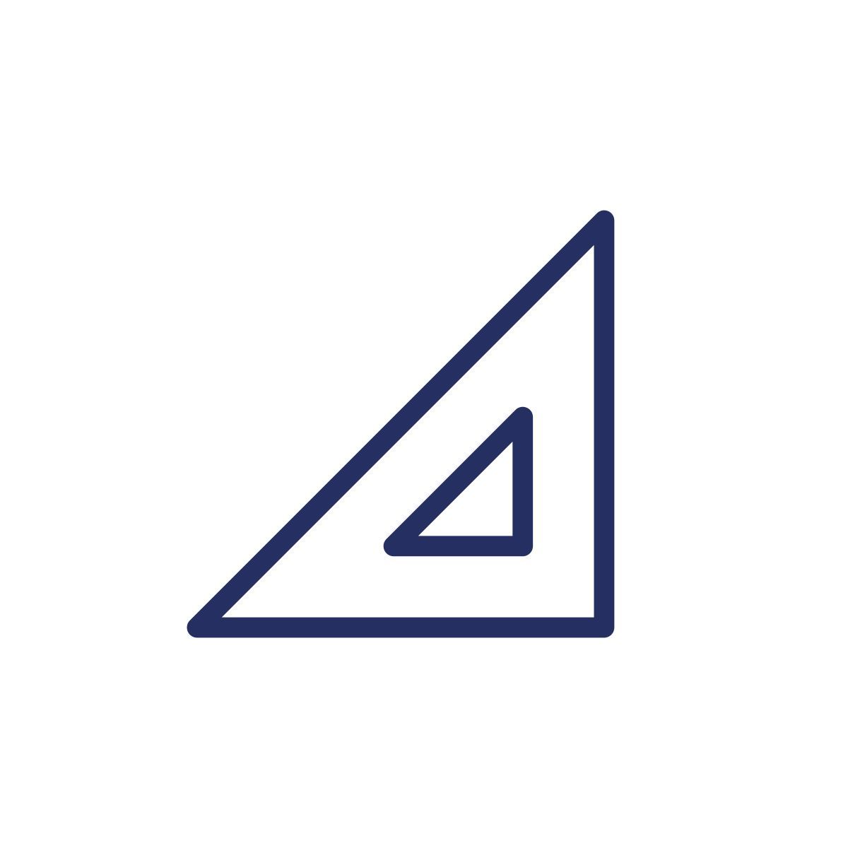 rectangle ruler icon