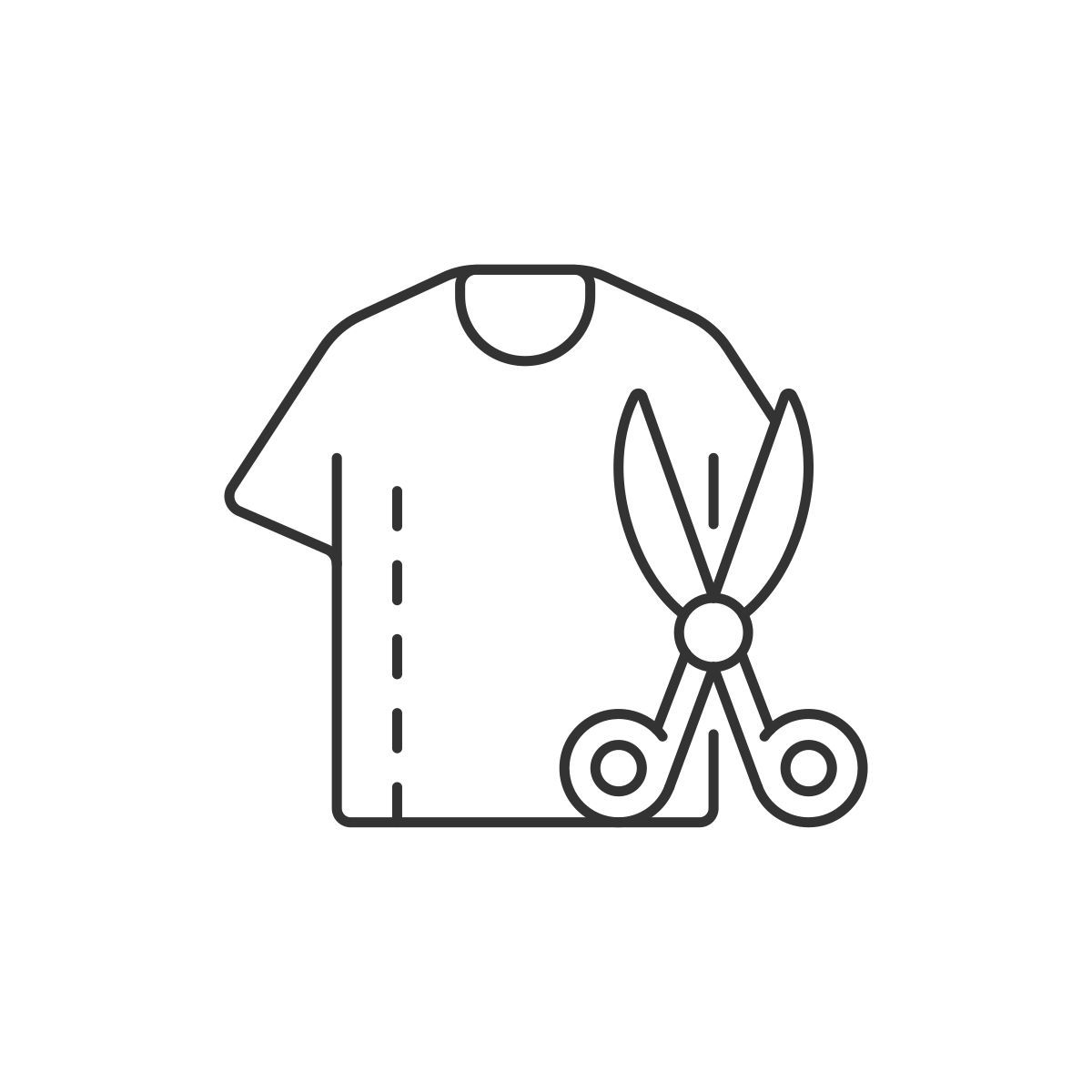 resizing clothes icon