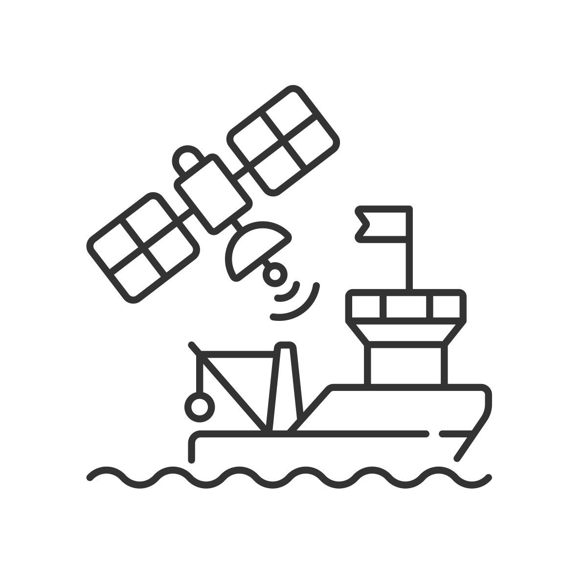 satellite communication icon