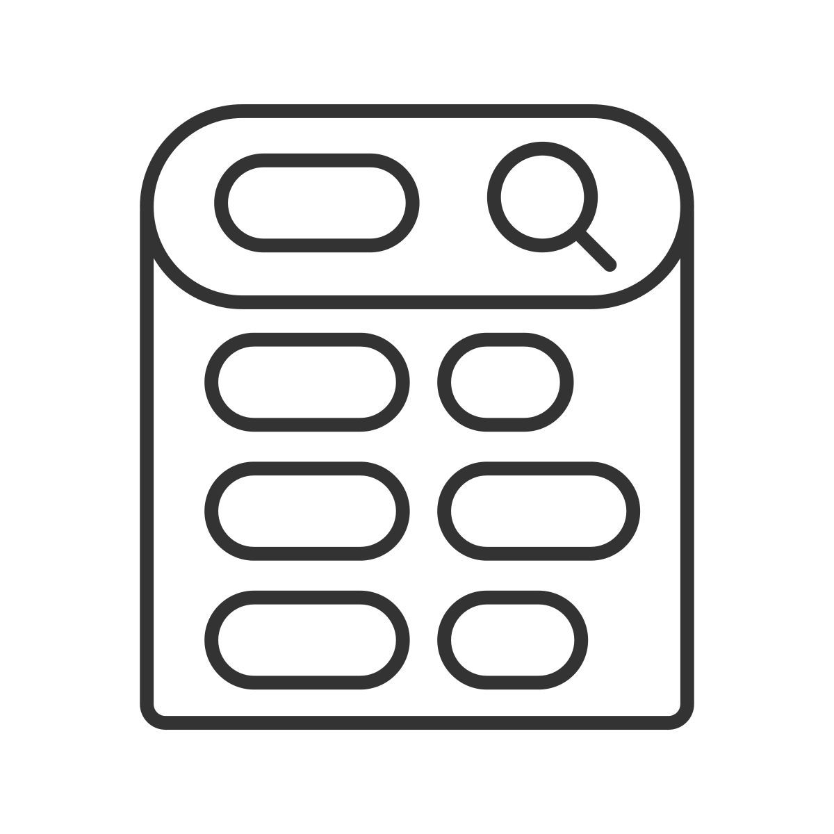 searching for variants icon