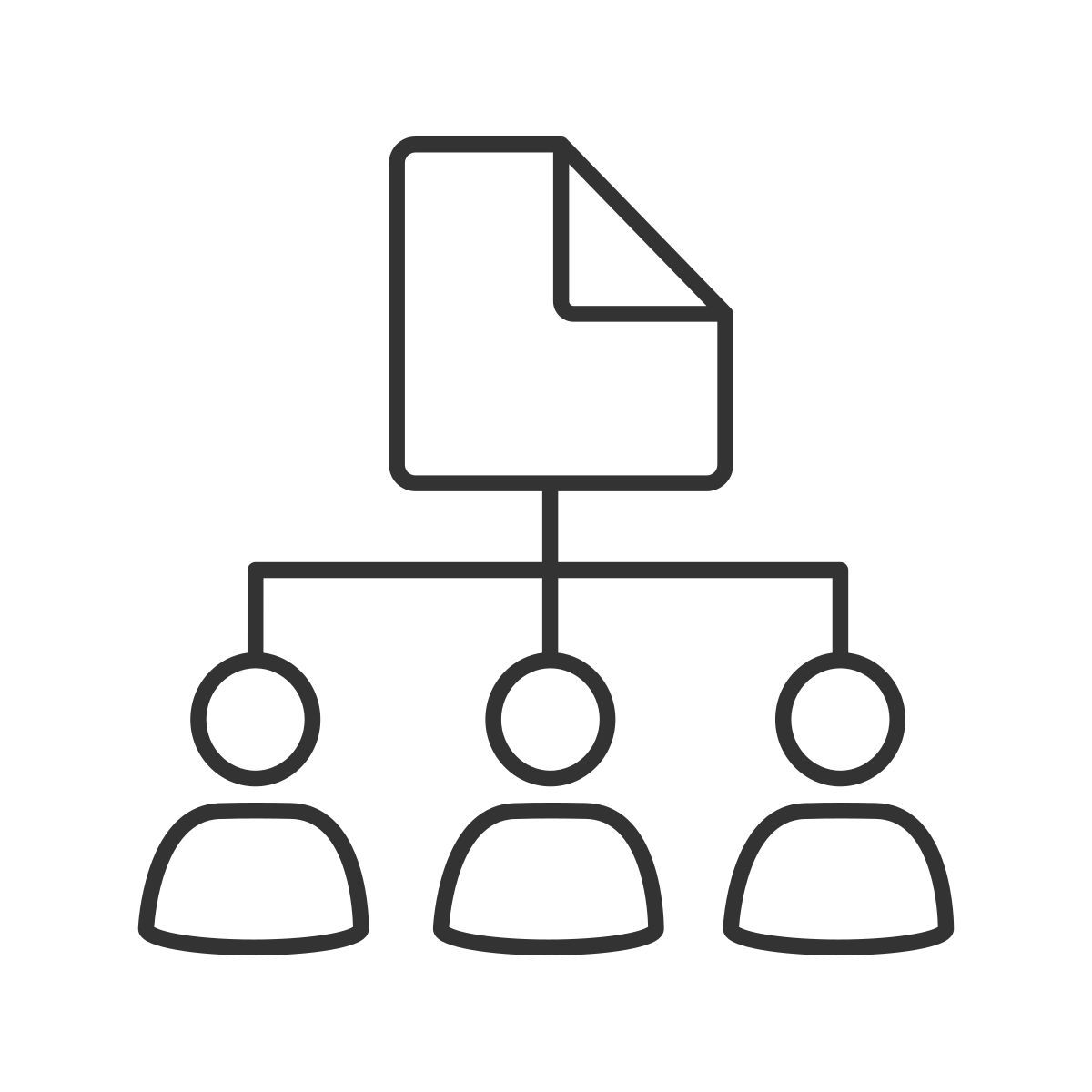 partage de fichiers avec différents utilisateurs icon