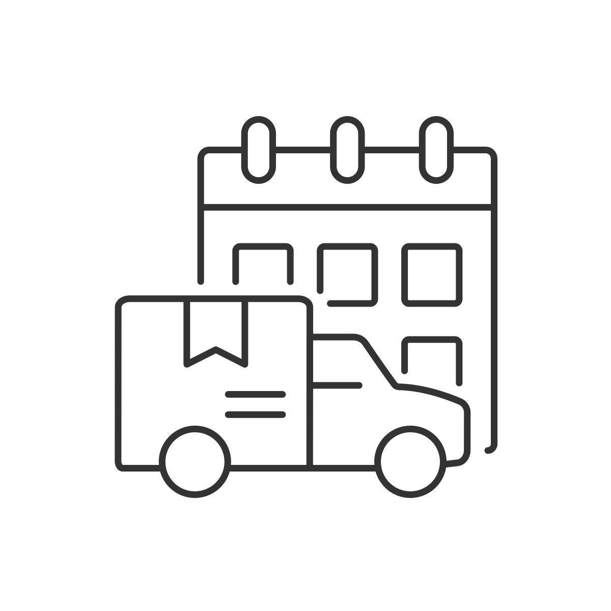 shipping schedule icon