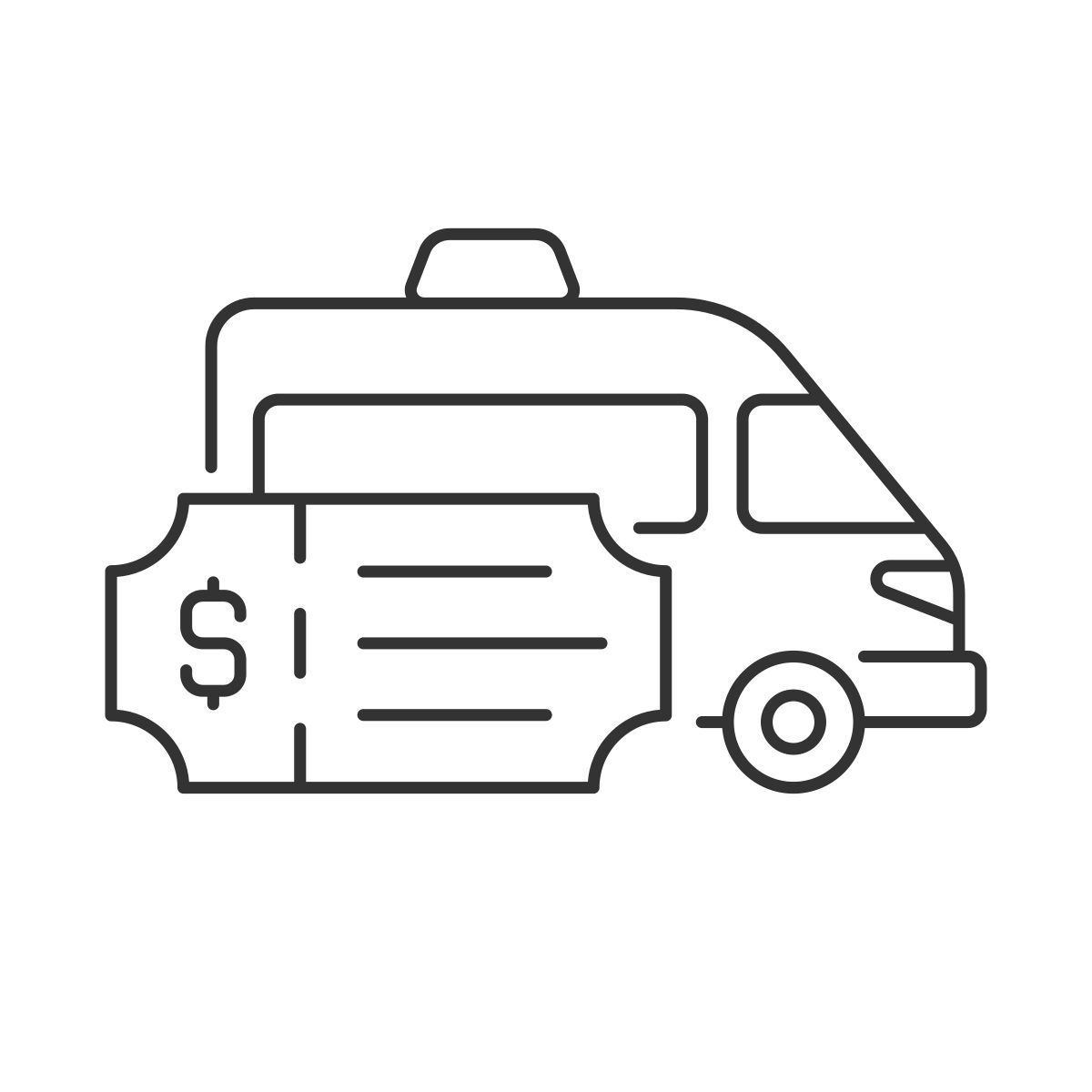 special event transportation icon