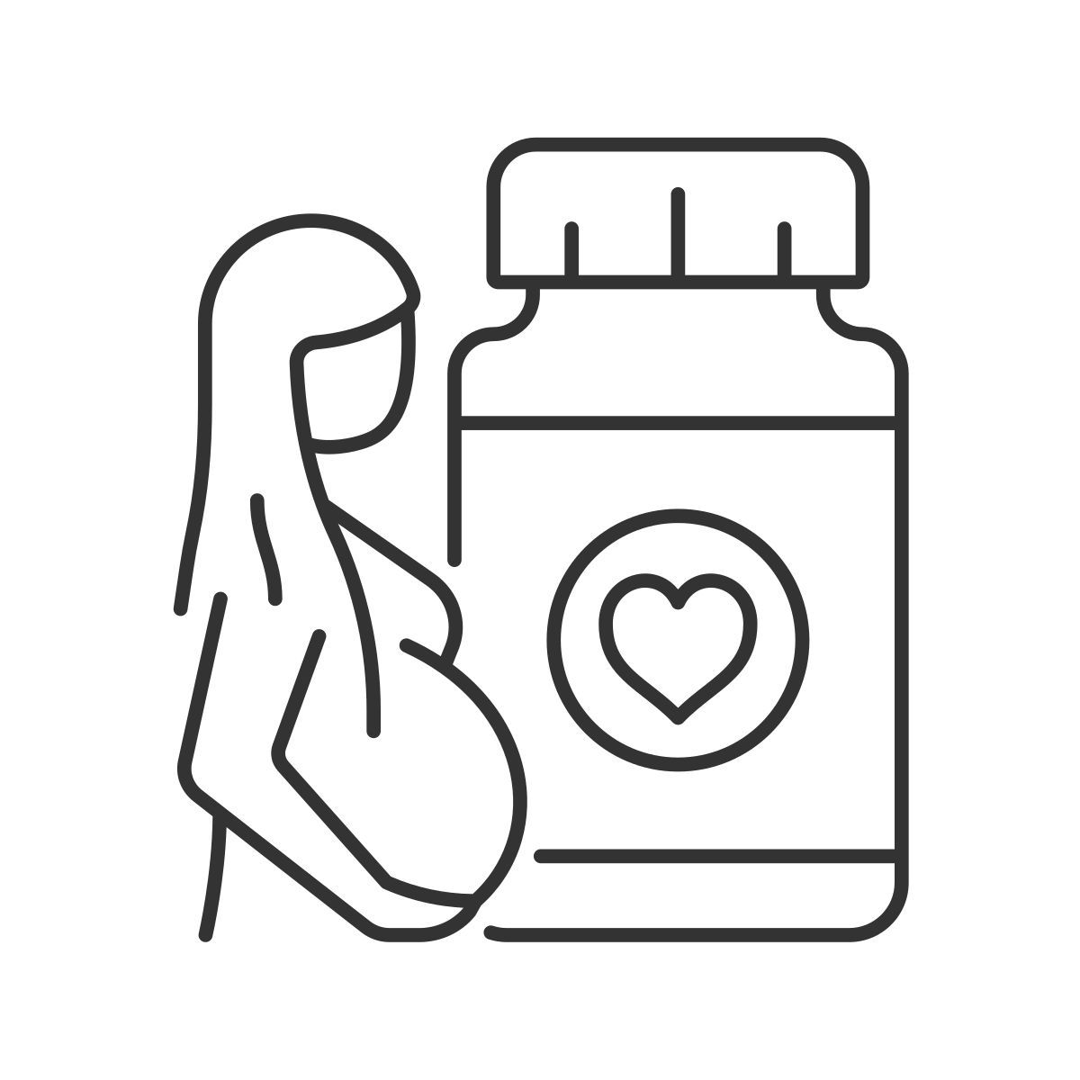 supplements for pregnancy icon