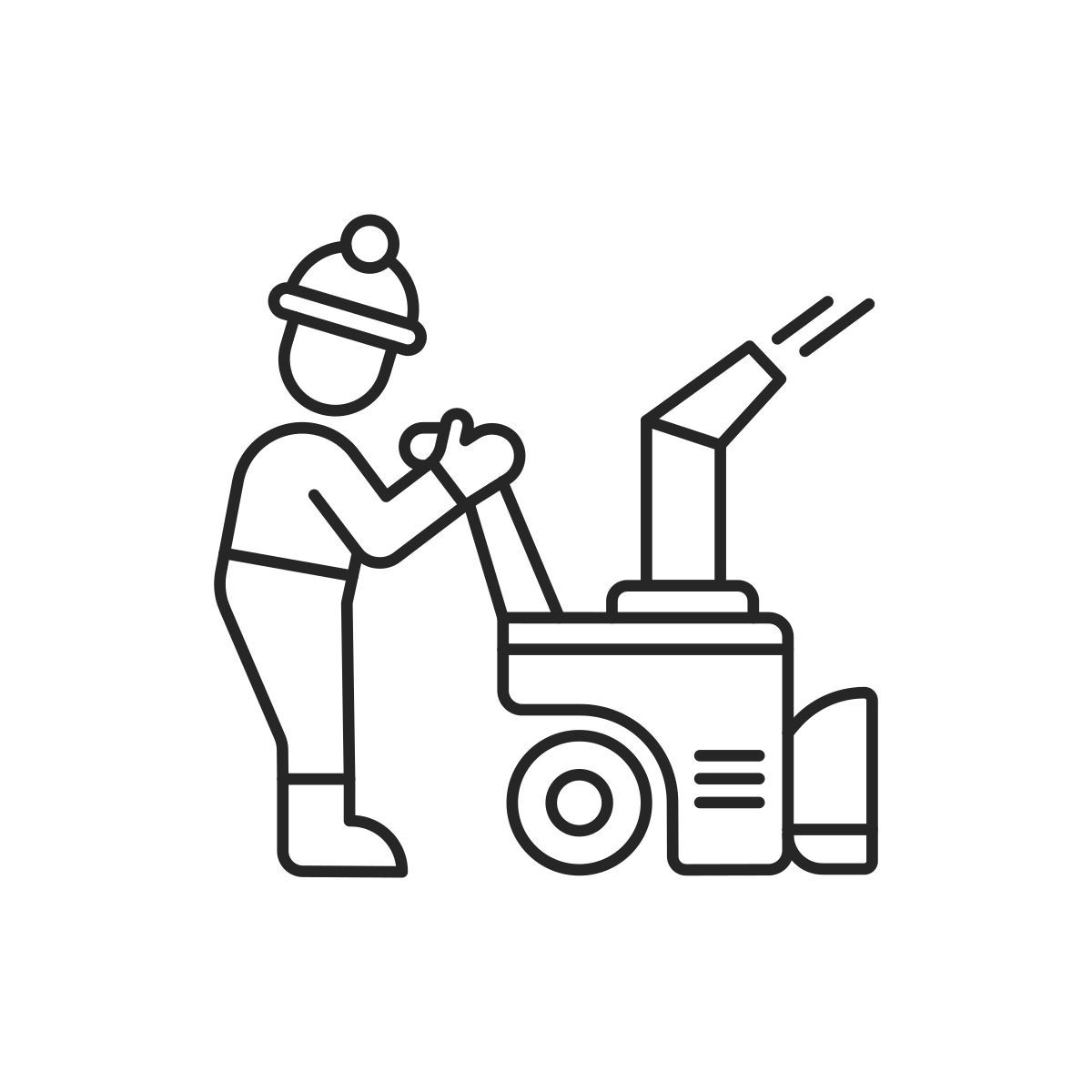 sweep snow icon