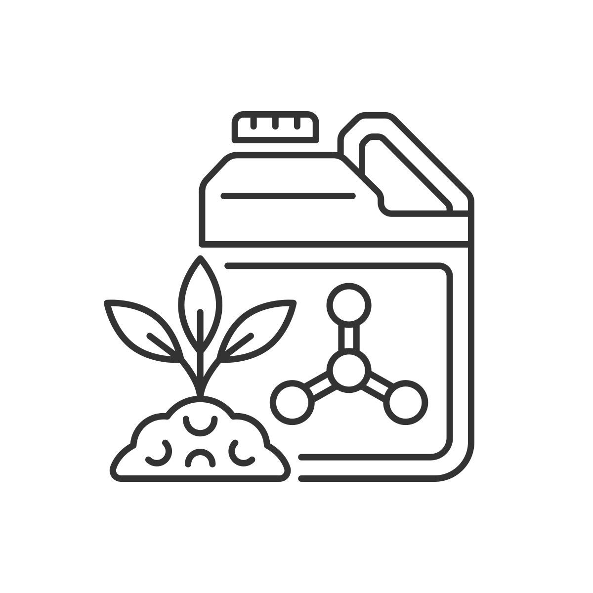 synthetic fertilizer icon