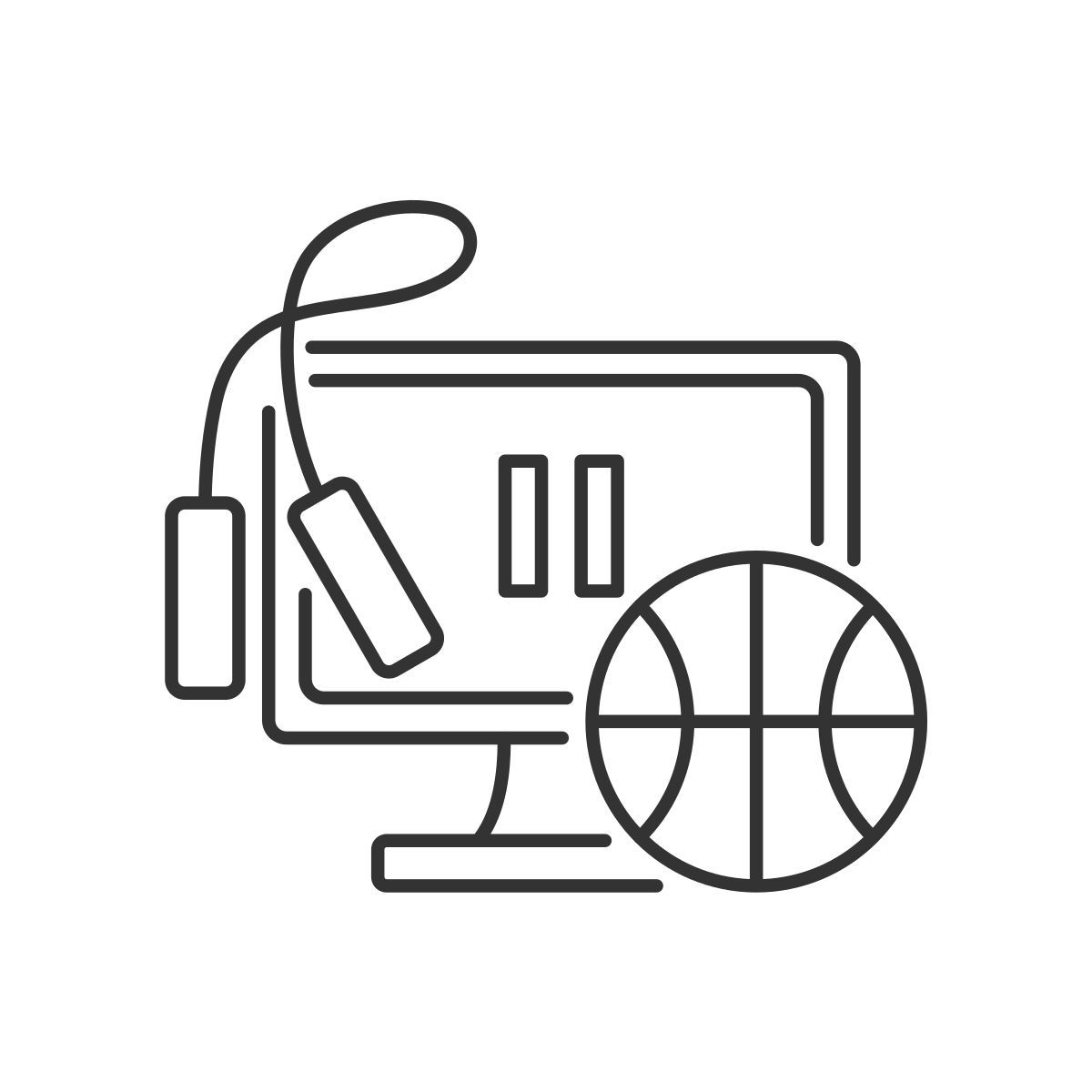 taking exercise break icon
