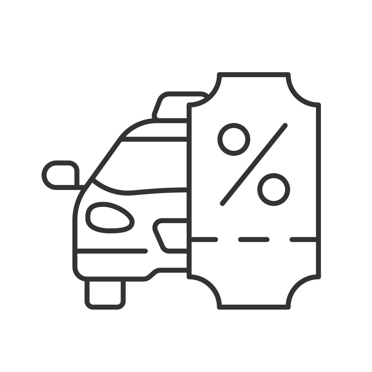 taxi discount program icon