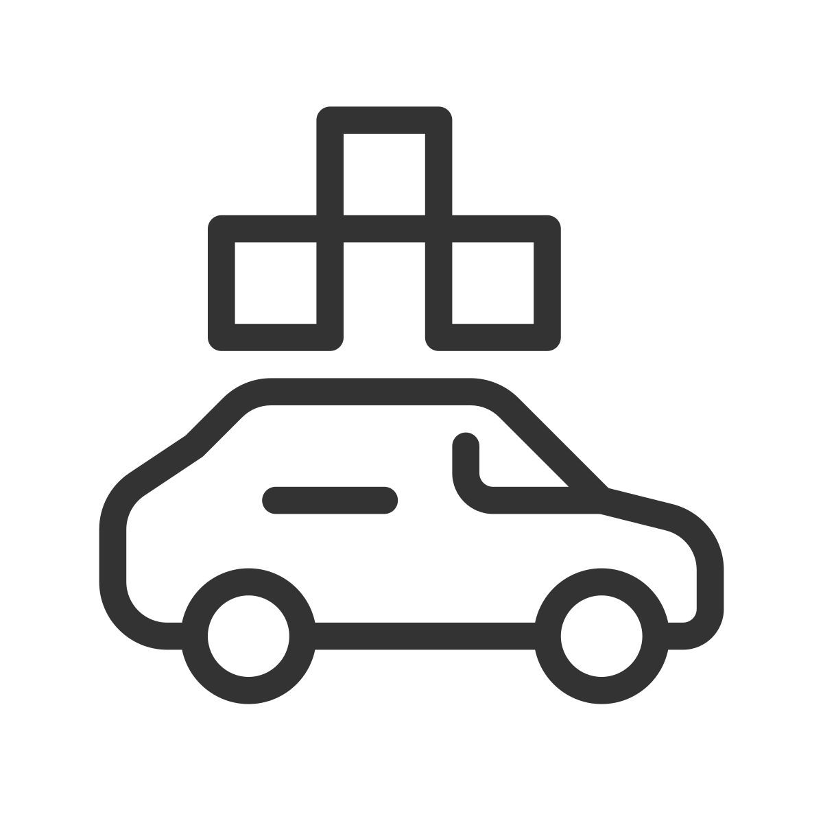 taxi with checkers icon