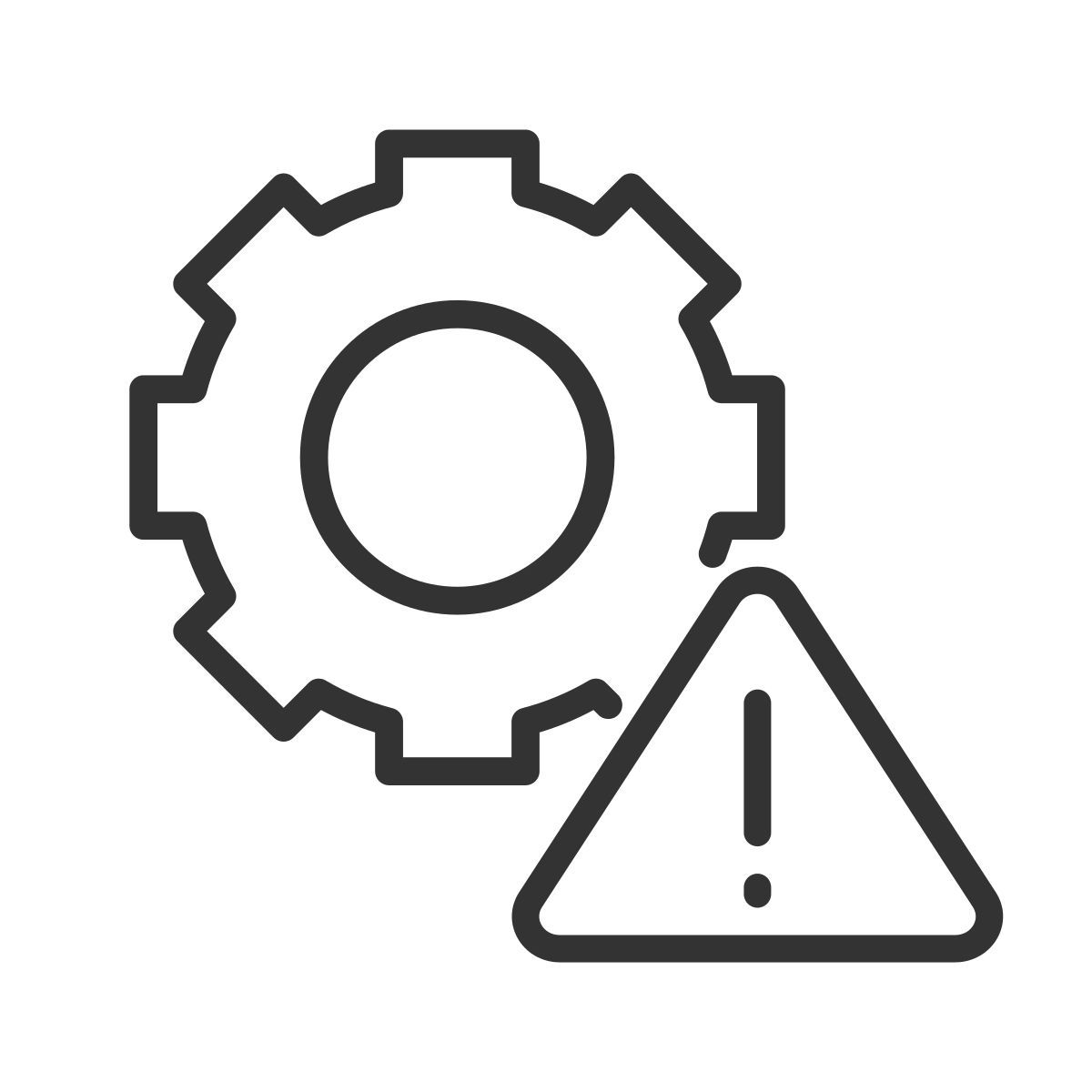 technical warning icon