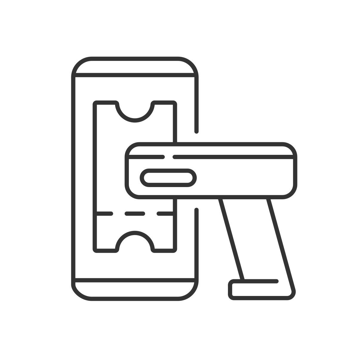 ticket scanner icon