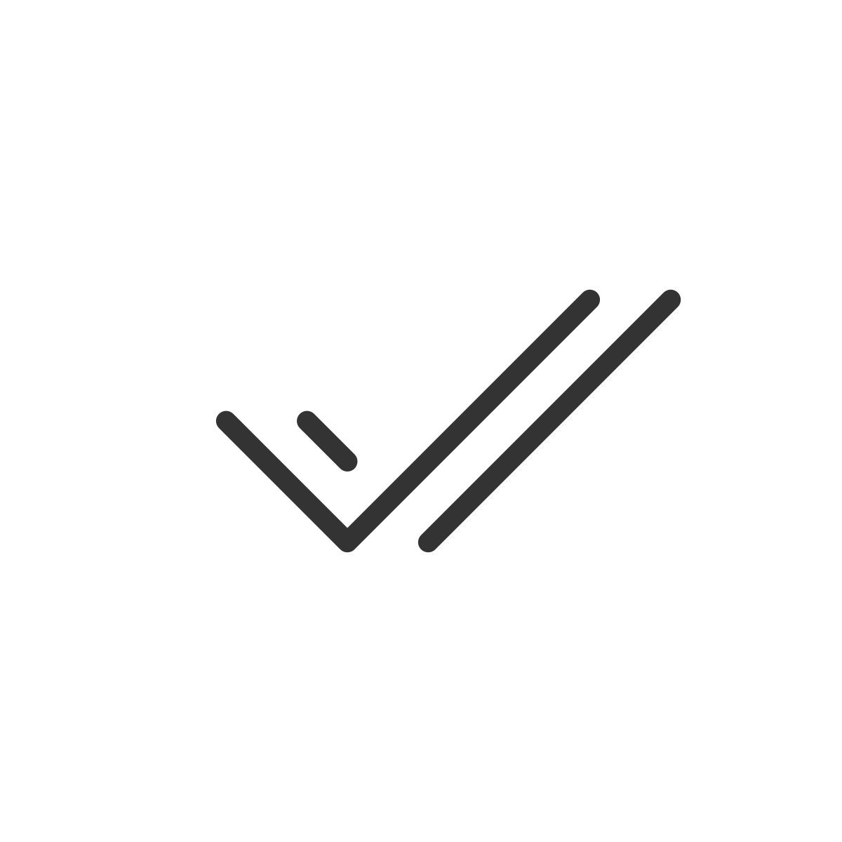 due segni di spunta icon