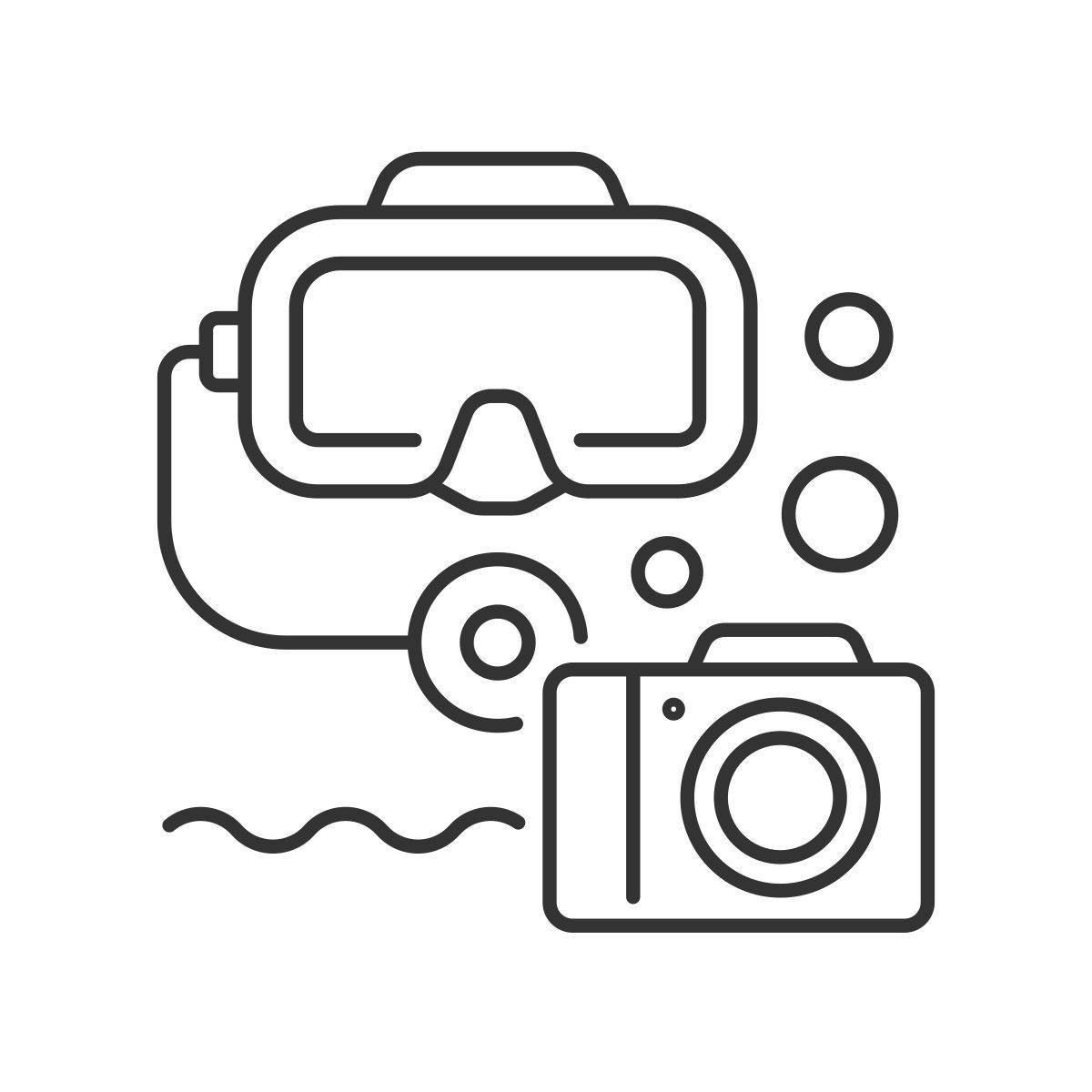 underwater photography icon
