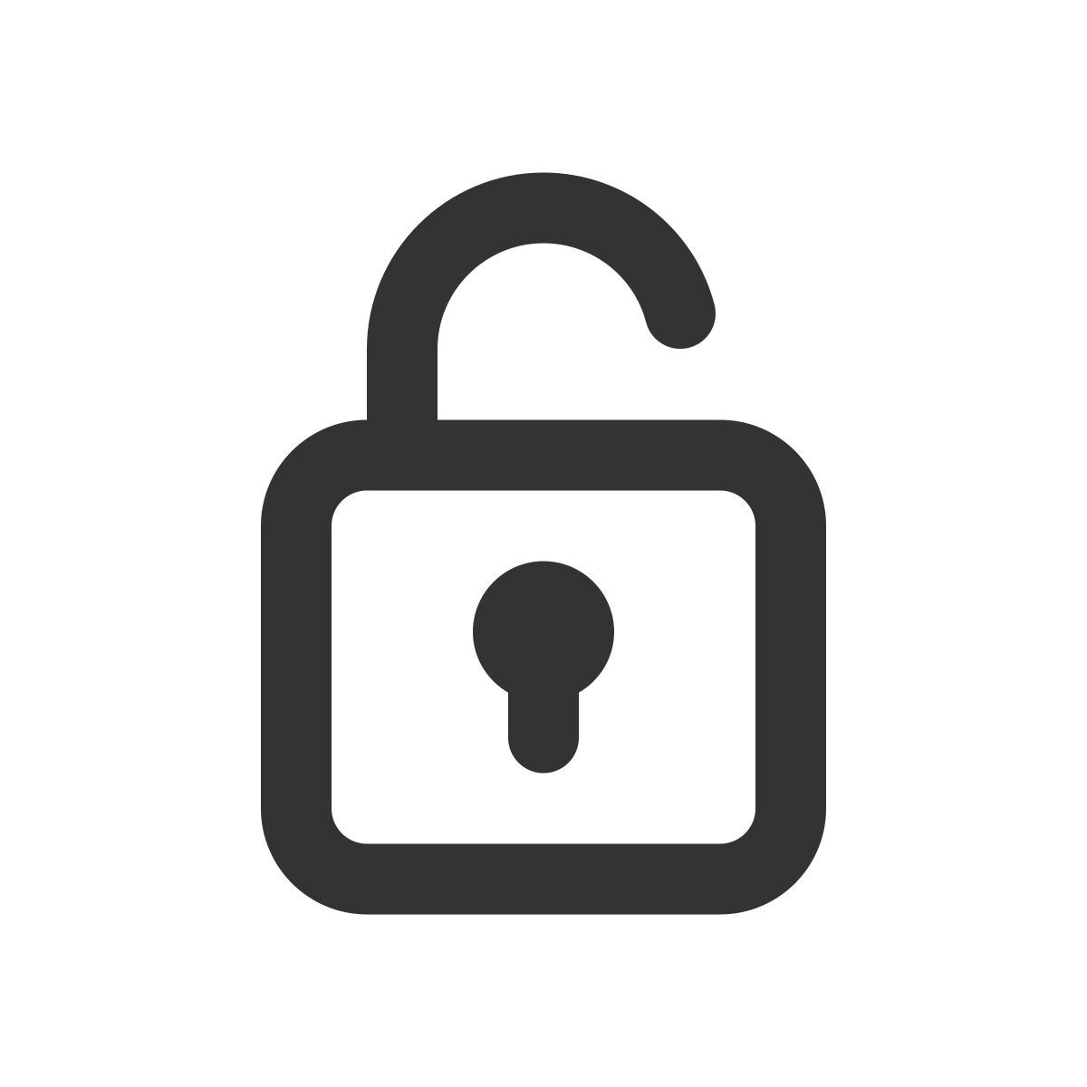 cadenas déverrouillé icon