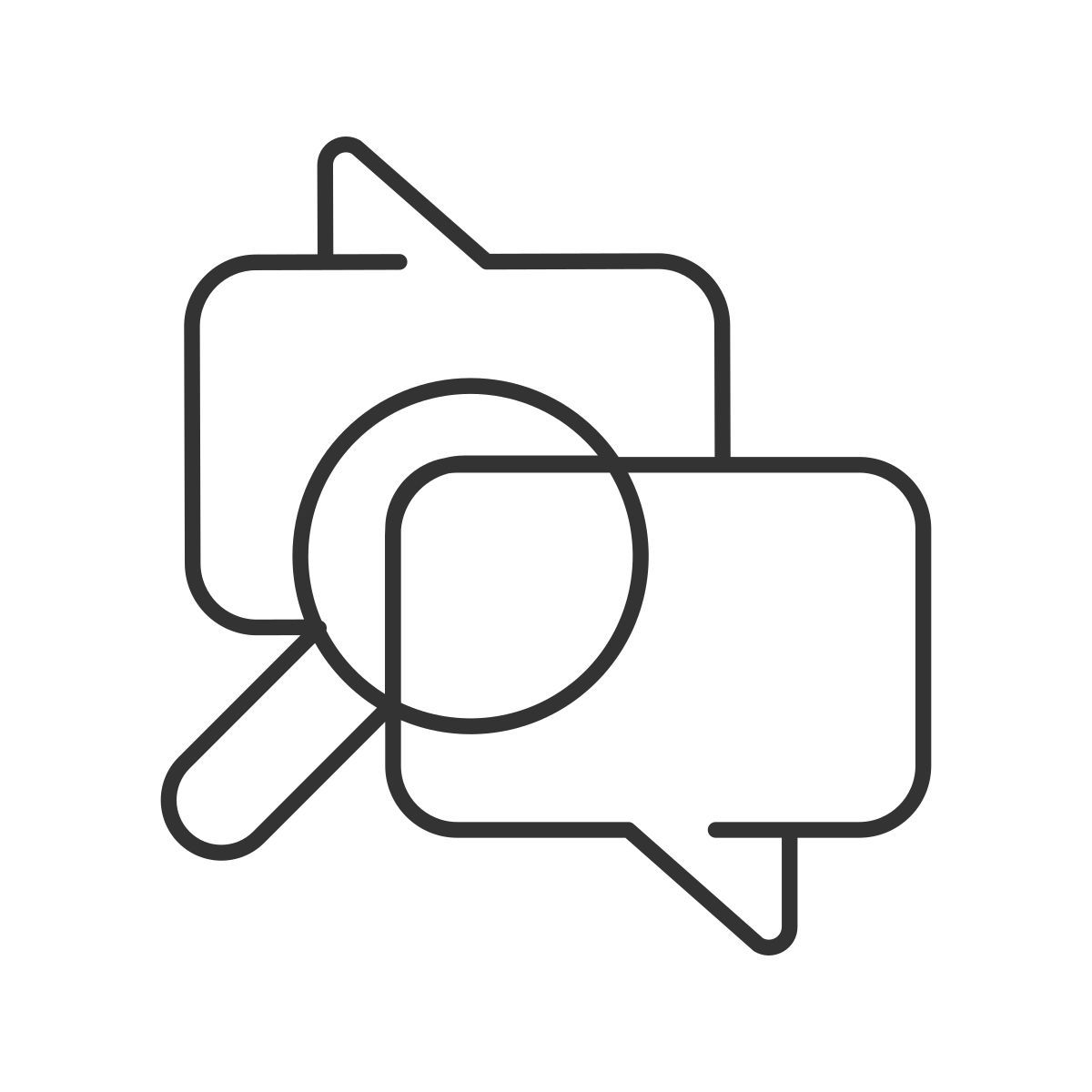 user comments moderation icon