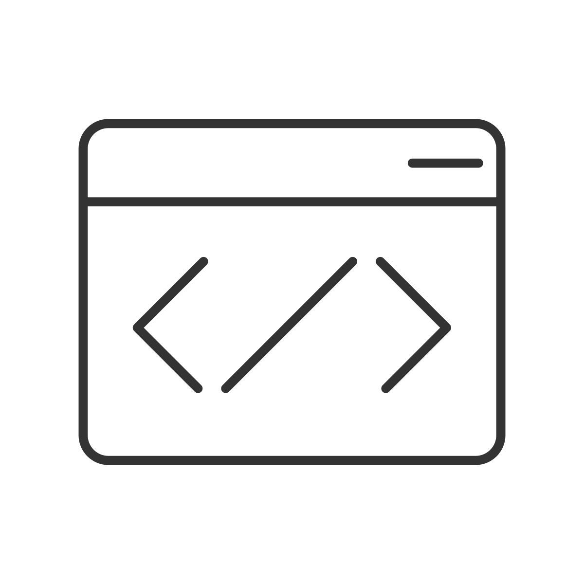Code source du site Web icon