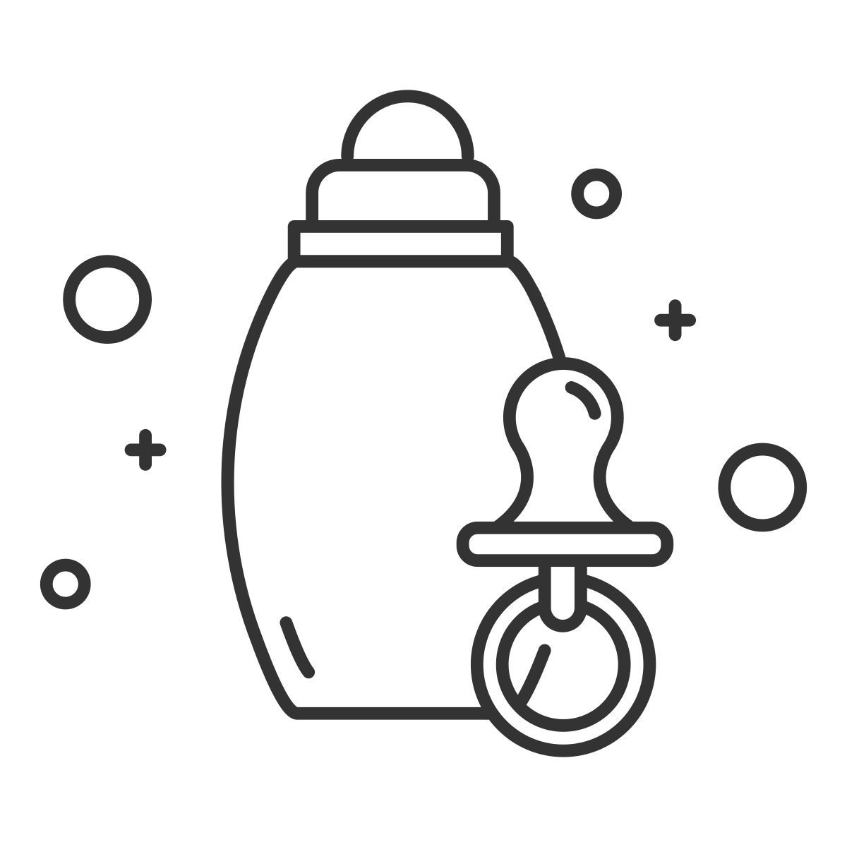 baby bottle icon