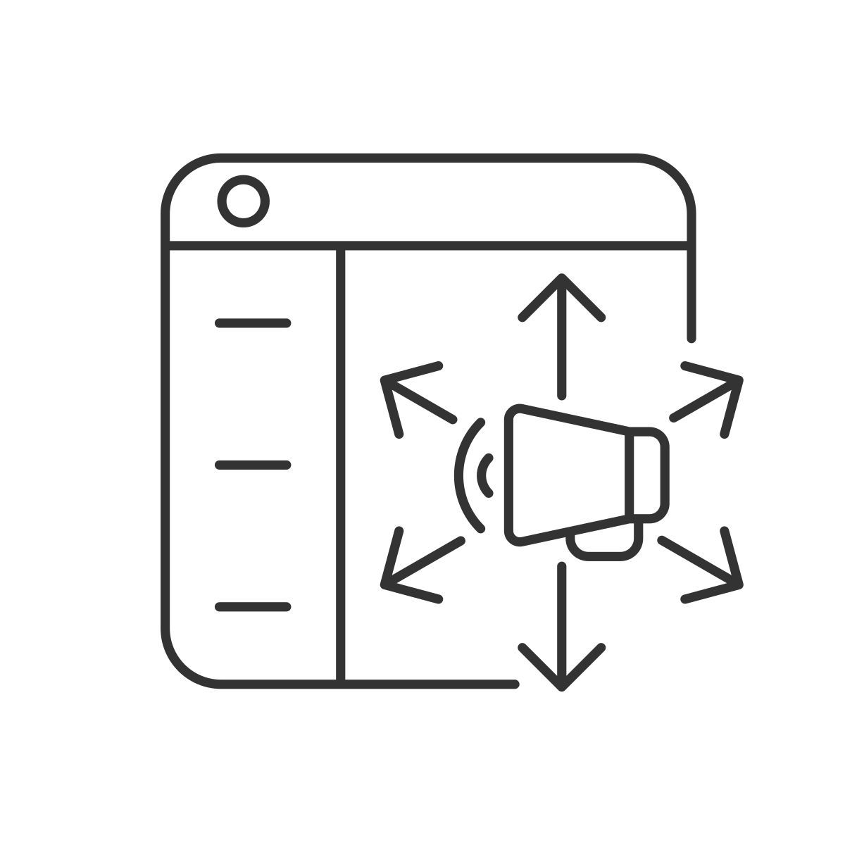 distribution icon