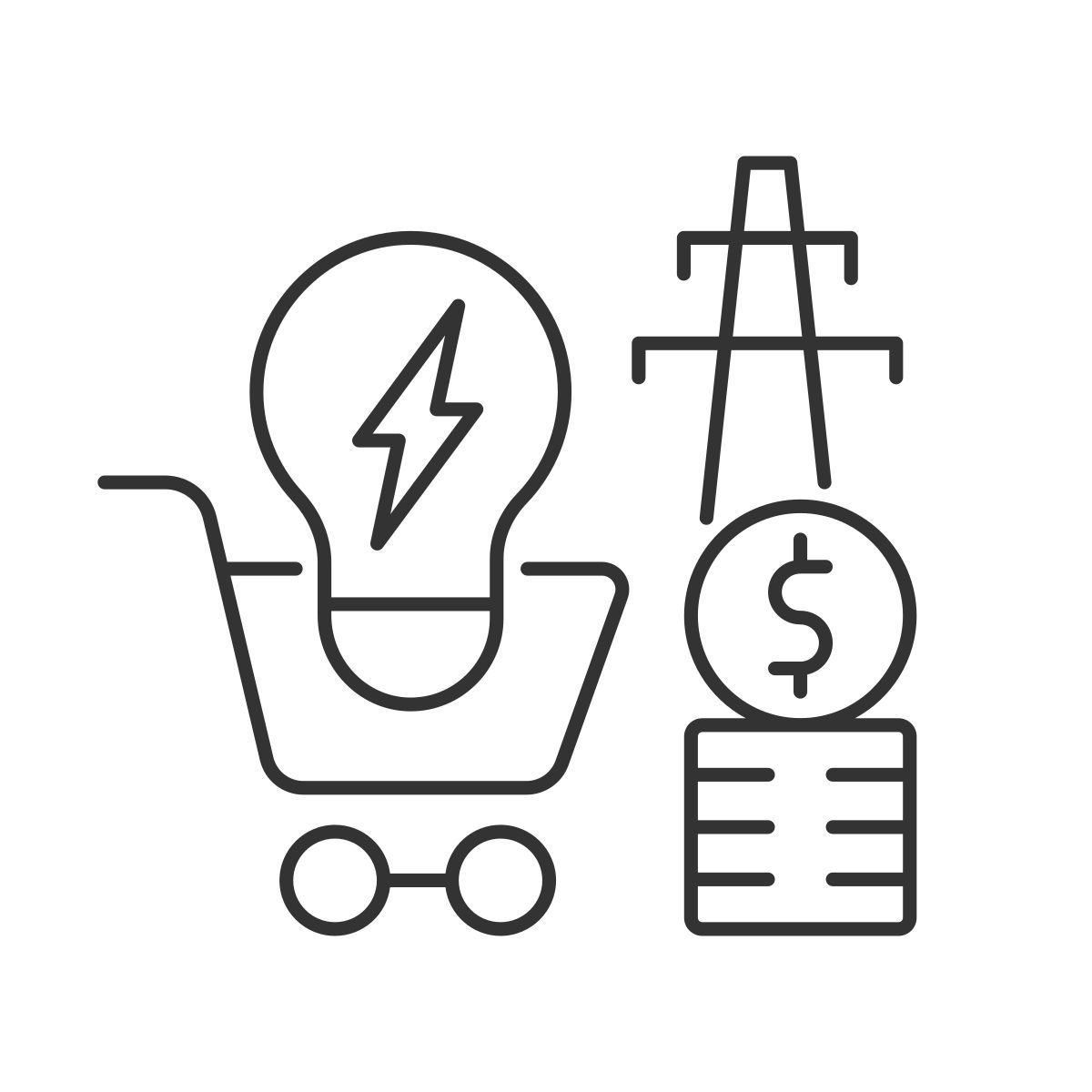electricity cost icon