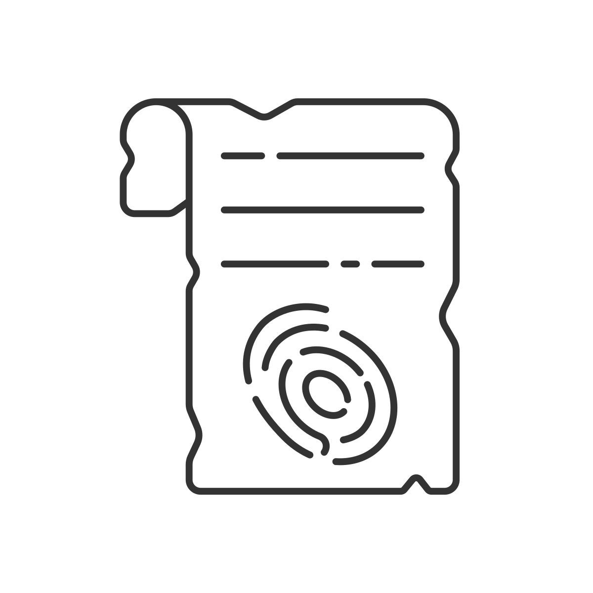 fingerprint icon