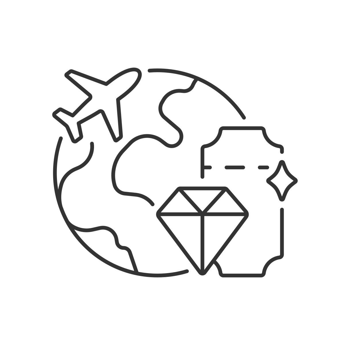 Voo internacional icon