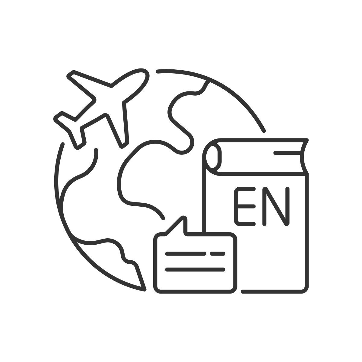 language exchange trip icon