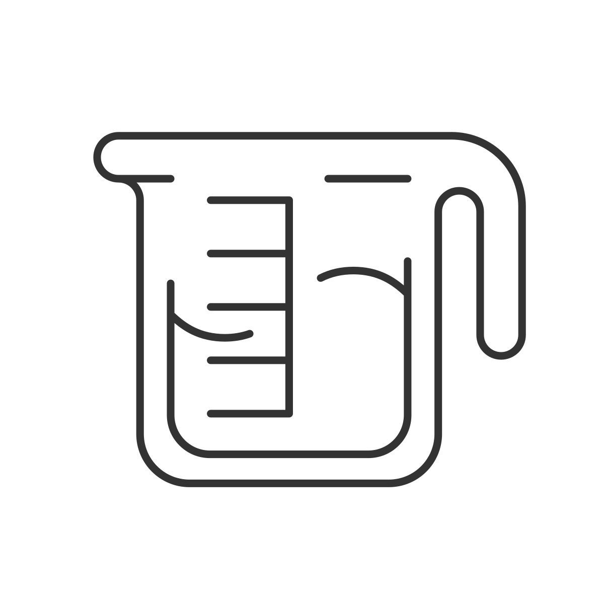 measuring cup icon