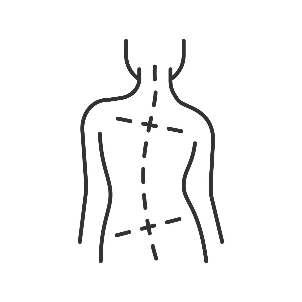 incorrect posture icon