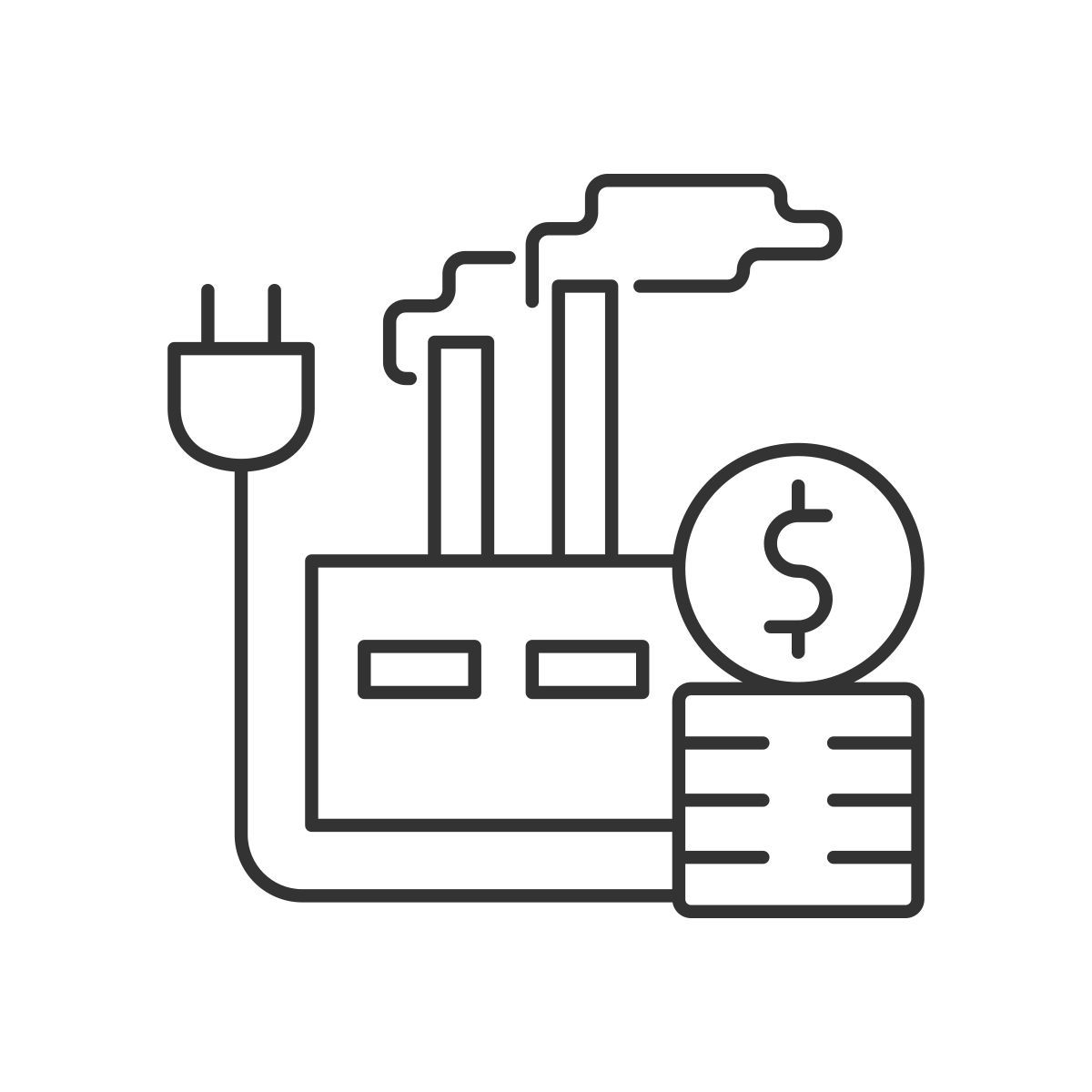 central eléctrica icon