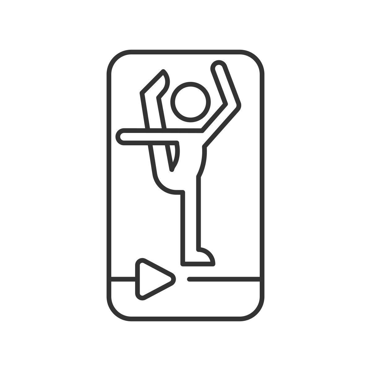 stretching icon