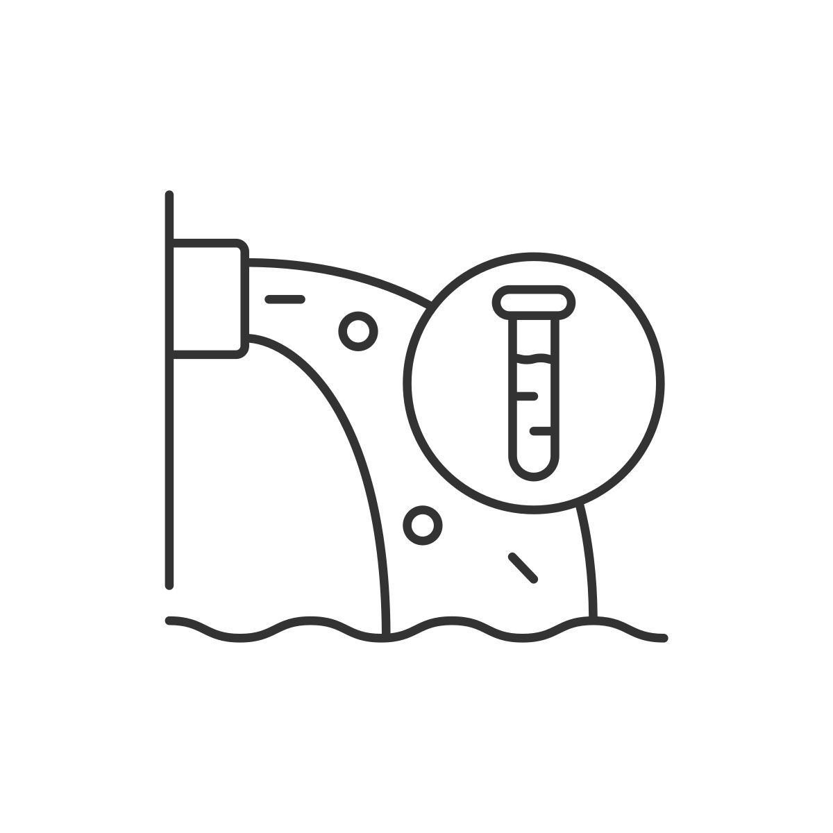 water pollution icon