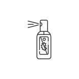 external Antibacterial-Spray-sanitizers-linear-outline-icons-papa-vector icon