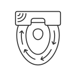 external Automatic-Toilet-Seat-contactless-technology-linear-outline-icons-papa-vector icon