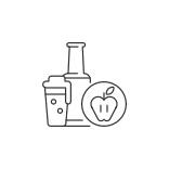external Cider-brewing-linear-outline-icons-papa-vector icon