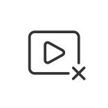 external Delete-Video-photo-and-video-linear-outline-icons-papa-vector icon