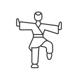 external Kung-Fu-china-linear-outline-icons-papa-vector icon