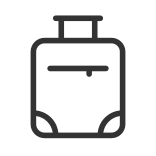 external Luggage-ui-linear-outline-icons-papa-vector icon