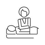 external Massage-massage-types-linear-outline-icons-papa-vector-5 icon