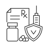 external Medical-Insurance-insurance-and-protection-linear-outline-icons-papa-vector icon