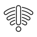 external No-Internet-Connection-warning-linear-outline-icons-papa-vector icon