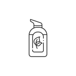 external Organic-Sanitizer-sanitizers-linear-outline-icons-papa-vector icon