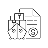 external Shipping-And-Freight-Broker-broker-services-linear-outline-icons-papa-vector icon