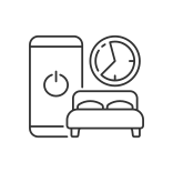 external Sleep-Hygiene-healthy-habits-linear-outline-icons-papa-vector icon
