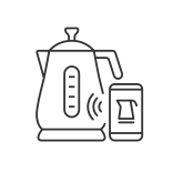 external Smart-Kettle-small-kitchen-appliances-linear-outline-icons-papa-vector icon