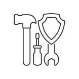external Tools-insurance-linear-outline-icons-papa-vector icon