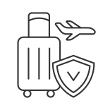 external Travel-Insurance-insurance-and-protection-linear-outline-icons-papa-vector icon