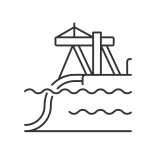 external Underwater-Pipeline-Installation-marine-industry-linear-outline-icons-papa-vector icon