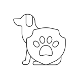 external animal-no-animal-testing-icons-linear-outline-linear-outline-icons-papa-vector-2 icon