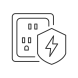 external electrician-electrician-service-icons-linear-outline-linear-outline-icons-papa-vector-4 icon