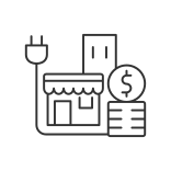 external energy-energy-purchase-energy-prices-linear-outline-linear-outline-icons-papa-vector icon